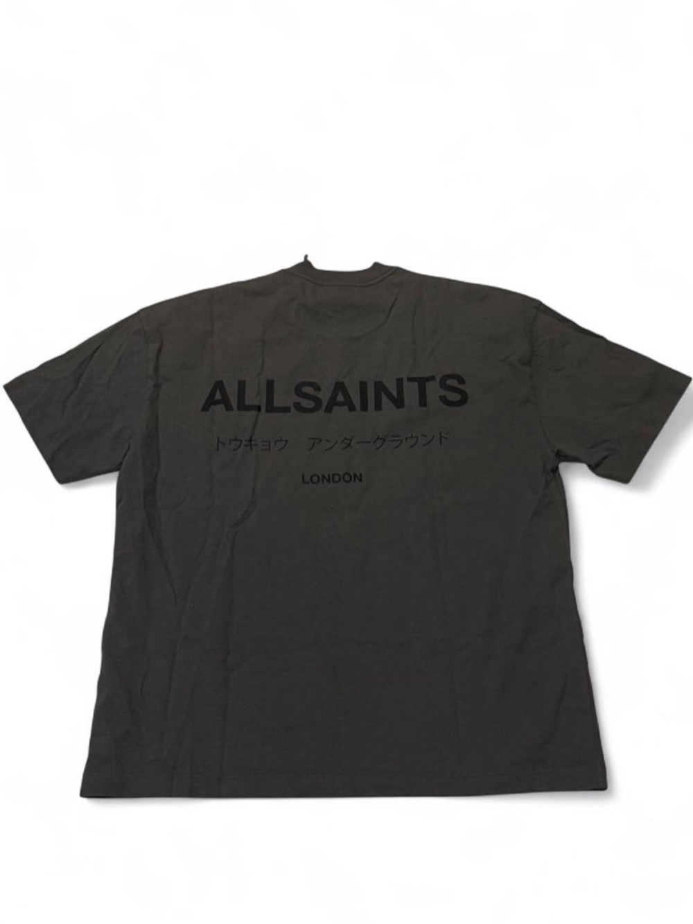 All Saints Charcoal Black Back Logo Tee - Men
Underground oversized crew t-shirt